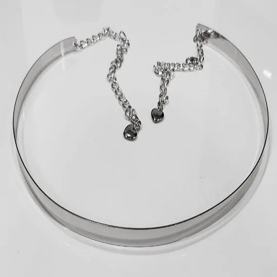 Silver Metallic Chain Belt