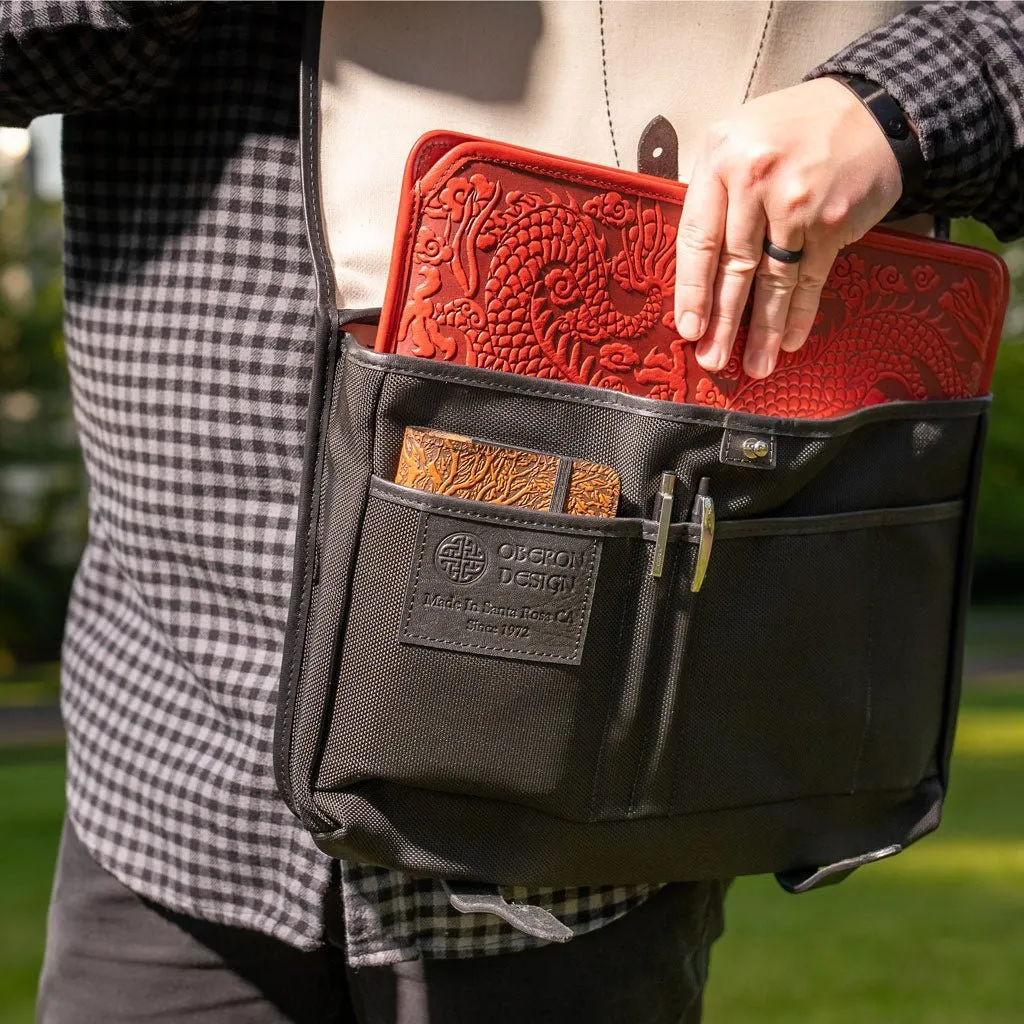Slimline Messenger Bag, Acanthus