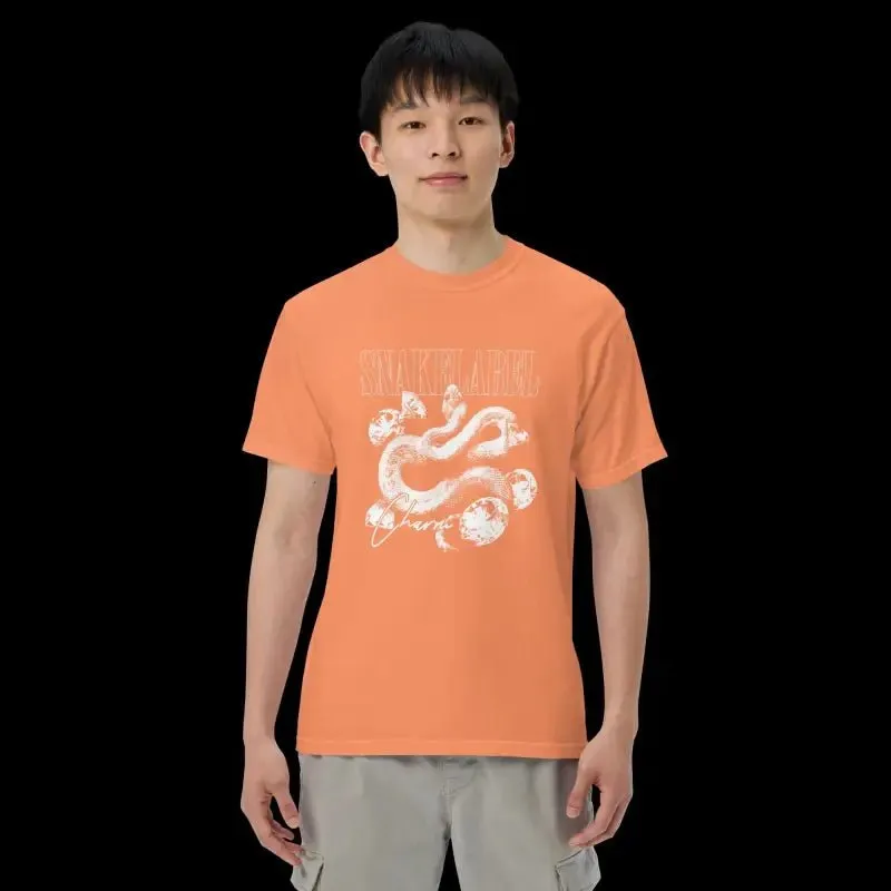 Snake Heavyweight T-Shirt: 100% Ring-Spun Cotton, 6.1 oz, Relaxed Fit