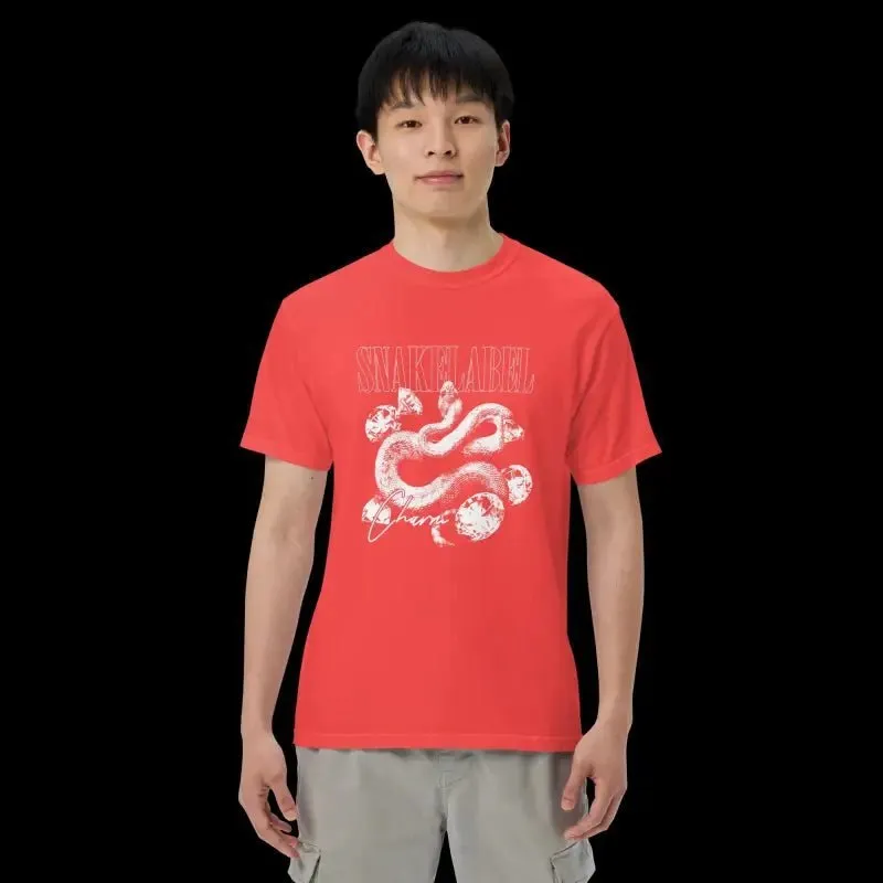 Snake Heavyweight T-Shirt: 100% Ring-Spun Cotton, 6.1 oz, Relaxed Fit