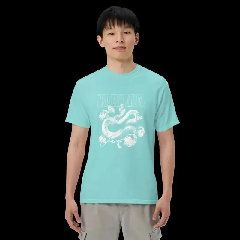 Snake Heavyweight T-Shirt: 100% Ring-Spun Cotton, 6.1 oz, Relaxed Fit