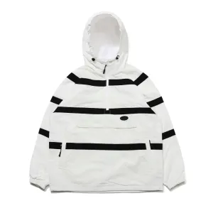 STRP HOODED ANORAK JACKET WHITE