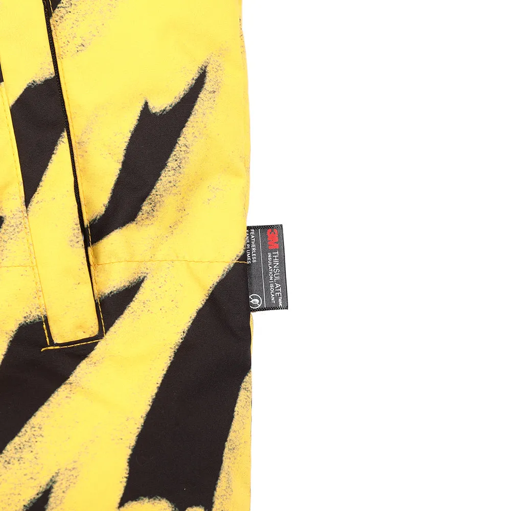 SWIRLING LOGO HOODIE WELLON PARKA YELLOW