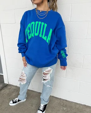 Tequila Always Sweatshirt - Blue