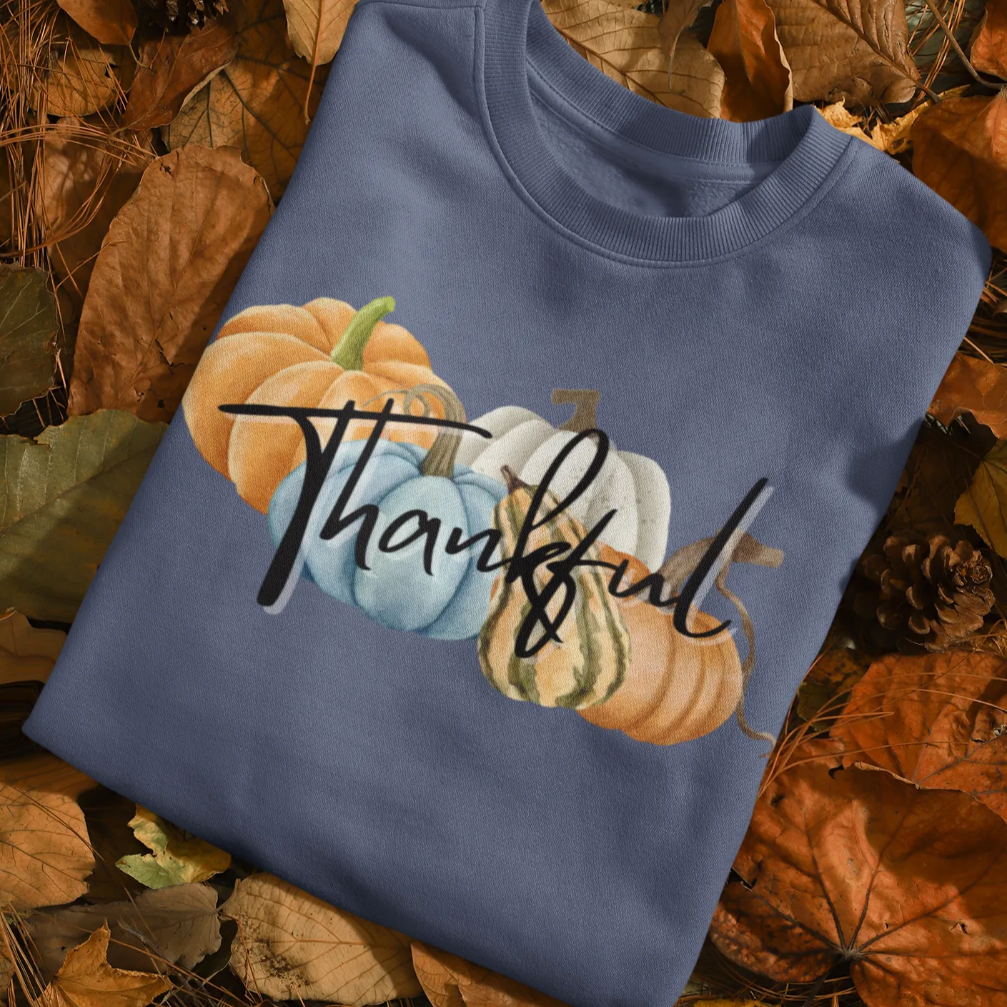 Thankful Pumpkin Sweatshirt, Fall Coffee Sweatshirt for Women, Vintage Thanksgiving Sweater, Fall Crewneck Pumpkin Heart Sweatshirt