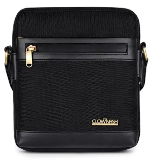 THE CLOWNFISH Emissary Series Polyester 23 cms Dark Brown Messenger Bag