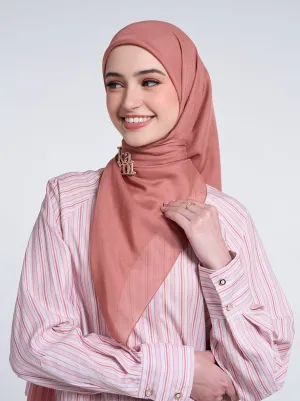 ULTRA PARIS SCARF PLAIN PRESSED ROSE