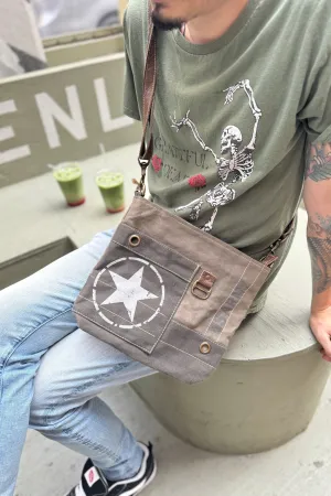 US Army Canvas Crossbody Bag