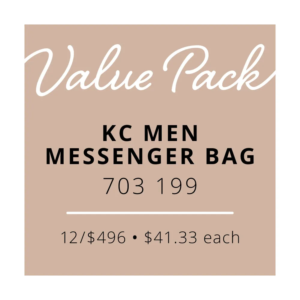 Value Pack KC MEN Messenger | 12/$496 (Wholesale Only)