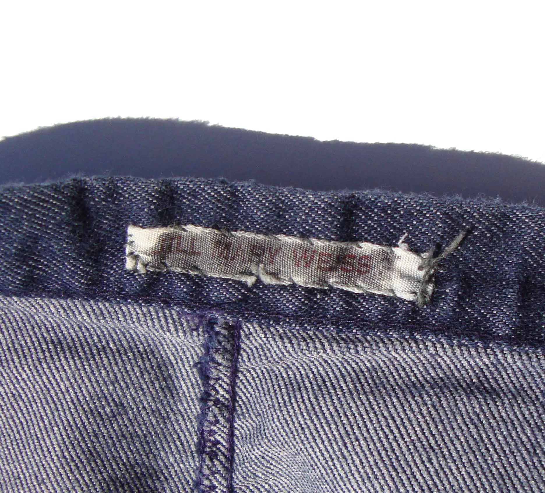 Vintage 60s Denim Shorts Bermuda High Waist Dungaree Jeans S