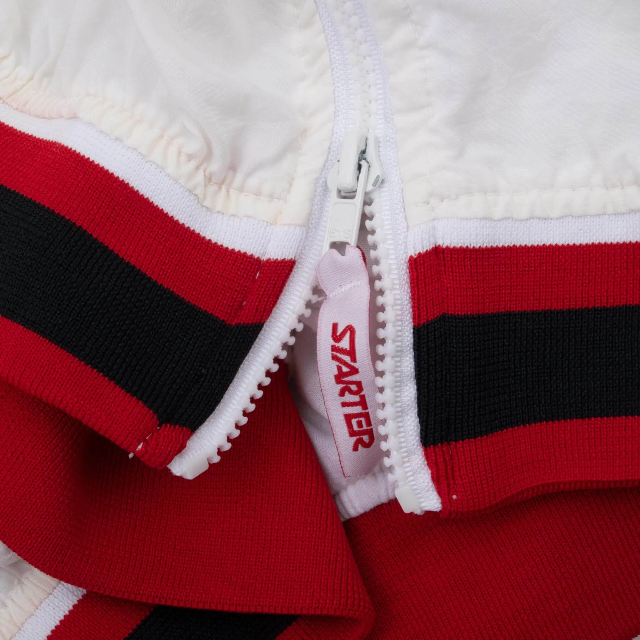 VINTAGE NCAA NEBRASKA HUSKERS WHITE PULLOVER WINDBREAKER JACKET 1990S 2XL