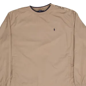 VINTAGE POLO RALPH LAUREN GOLF WINDBREAKER PULLOVER JACKET 1990S SIZE LARGE