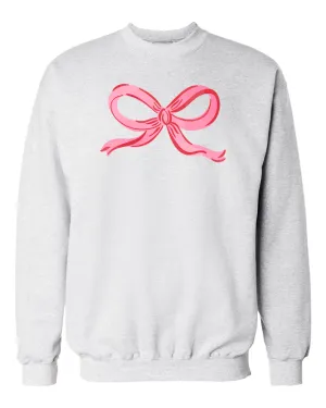 Watercolor Bow Crewneck
