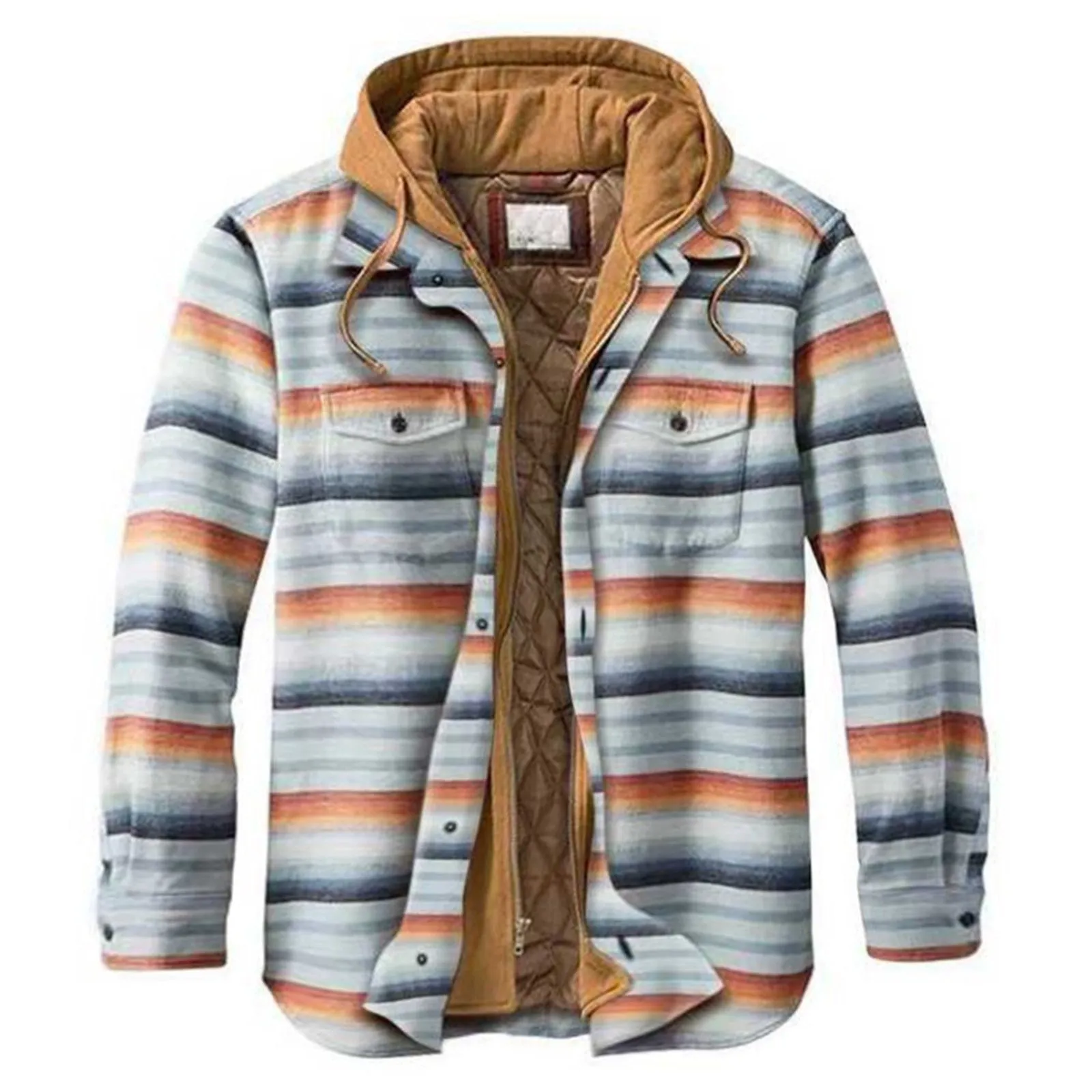 West Louis™ Plaid Padded Loose American Jacket