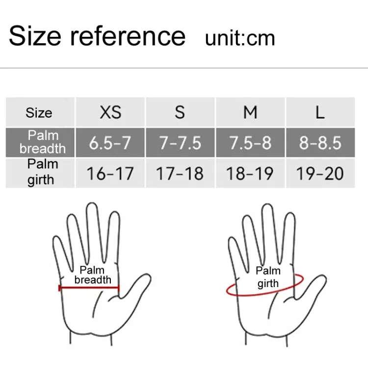 Winter Padded Ski Gloves Outdoor Windproof Warm Sports Gloves, Size: L(Light Purple)