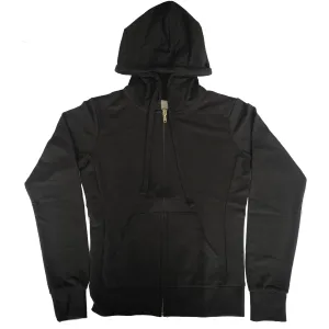 Women's Black Full Zip Hoodie