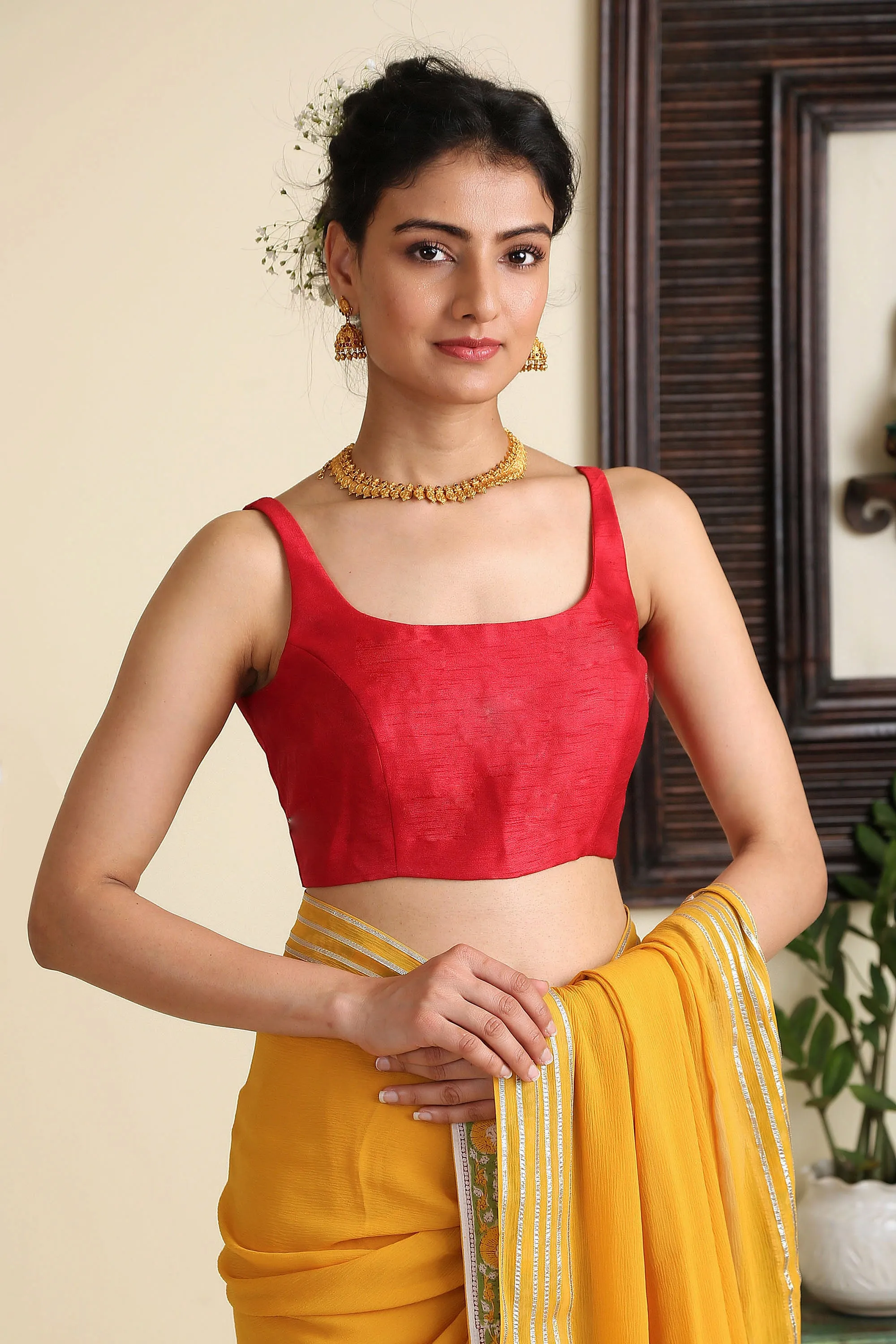Women's Nazaqat Ruby Red Blouse
