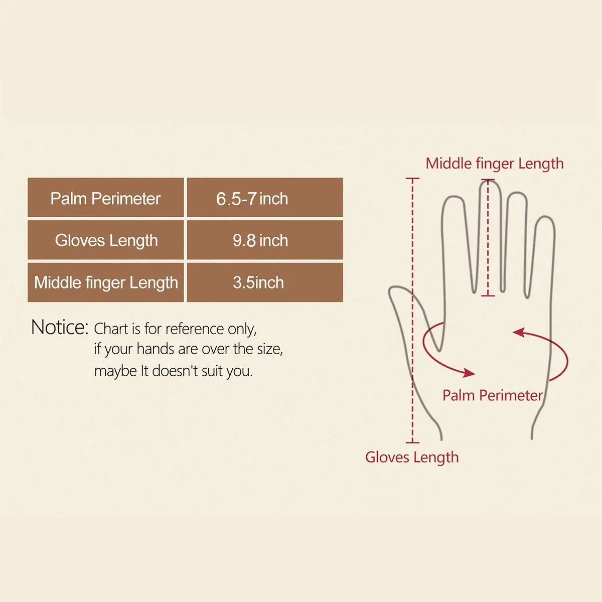 Women's PU Leather Winter Gloves