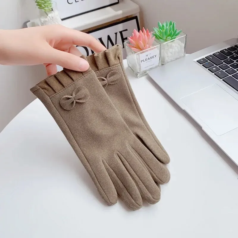 Women's Winter Touchscreen Windproof Gloves -  Cold-Resistant Cycling & Sports Gear