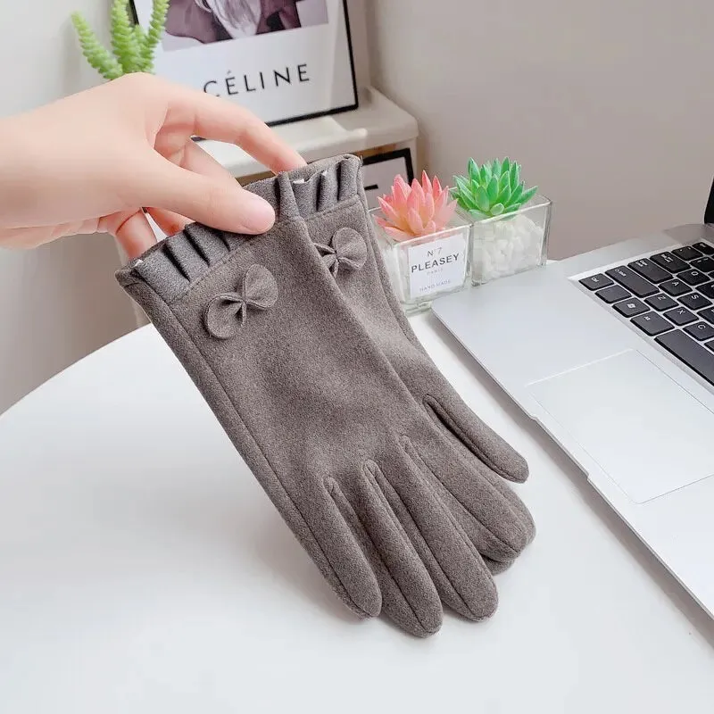 Women's Winter Touchscreen Windproof Gloves -  Cold-Resistant Cycling & Sports Gear