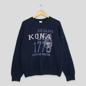 Y2K Kona Hawaii Big Island Sweatshirt Medium